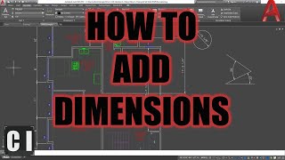 AutoCAD How To Add Dimensions  2 Minute Tuesday [upl. by Ahsiyt357]