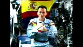 Misión espacial Cervantes 2003  Pedro Duque en directo desde la ISS II [upl. by Lerud]