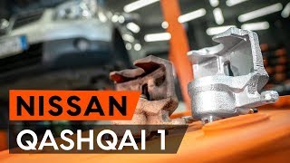 Hvordan bytte foran bremsecaliper der på NISSAN QASHQAI 1 J10 BRUKSANVISNING AUTODOC [upl. by Notlil]