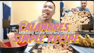 Calamares Cooking turn into Mukbangmay leche Flan at lumpiang togue dinSarap [upl. by Suoirtemed]