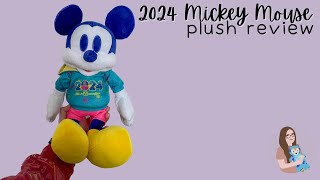 walt disney world 2024 mickey mouse plush  disney plush review [upl. by Huberman774]