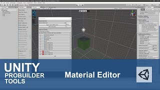 Unity Probuilder Material Editor [upl. by Tteve]