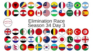 ELIMINATION LEAGUE COUNTRIES season 34 day 3 [upl. by Jacoba35]