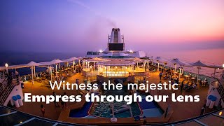 Witness the majestic Empress through our lens  Cordelia Cruises [upl. by Bayly]