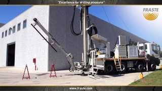 Drill Rig Fraste FS 400 with Manipulator Rods Loader [upl. by Derreg]