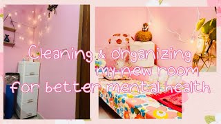 organising my new room 🎀🤎🎧videotrendingyoutubeviralvideocleaningorganisingnewroompeacefyp [upl. by Wilhelmina878]