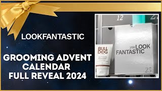 LOOKFANTASTIC GROOMING ADVENT CALENDAR REVEAL 2024 [upl. by Plotkin59]