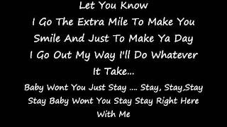 Tyrese Stay LYRICS [upl. by Dani517]