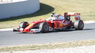 F1 2016 Test Montmelo Pure Sound ERaceVideos [upl. by Gustie241]