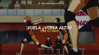 Haikyuu S2 Opening 2  FLY HIGH  Sub Español 『AMV』♡ [upl. by Ahsemal207]