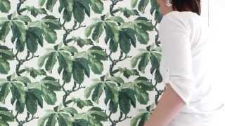 How to hang EasyUpwallpaper  Boråstapeter [upl. by Ahsetal]