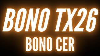 Bono TX26 ¿Cómo funciona [upl. by Anirdnajela717]