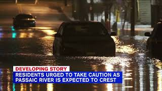 Residents urged to take caution as Passaic River expected to crest [upl. by Harwill361]