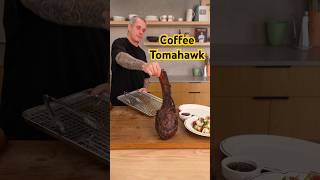 Coffee rub tomahawk with espresso bbq sauce KitchenaidAustralia Semi Automatic Espresso Machine [upl. by Yert]