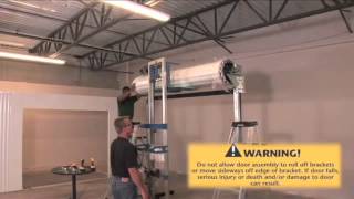 Clopay  400M Heavy Duty Roll Up Door Installation Instructions [upl. by Anisamot]