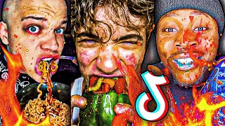 EXTREME 1 Hour Spicy Food Tiktok Compilation 🥵 [upl. by Mcknight208]