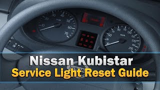 Nissan Kubistar Service Light Reset [upl. by Absalom975]