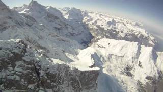 Speedflying in Wengen 2010 by Halvor Angvik [upl. by Socem]