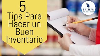 5 Tips Para Hacer un Buen Inventario [upl. by Nicolle]