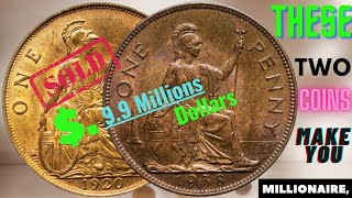 Discover the Shocking Value of 2 Ultra Rare UK One Penny Coins [upl. by Ericka431]