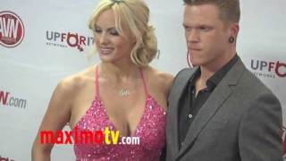 Stormy Daniels Brendon Miller 2012 AVN Awards Red Carpet Fashion in Las Vegas [upl. by Nancey]