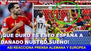 🔥 ASI REACCIONA PRENSA ALEMANA y EUROPEA a VICTORIA de ESPAÑA vs ALEMANIA EUROCOPA 2024 [upl. by Nauqaj]