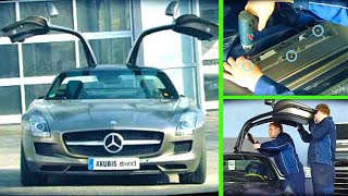 MercedesBenz SLSAMG  How to adjust the gullwing doors  C197 [upl. by Isabeau]