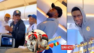 Larrivée des Lions du Senegal  Regarder Aliou Cissé et ses joueurs Mourir de Rire [upl. by Ary475]