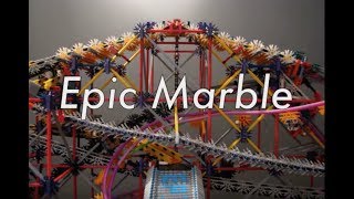 Epic Marble Knex Marble Run Machine [upl. by Naynek]