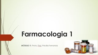 PRINCÍPIOS DE FARMACOLOGIA [upl. by Casey]