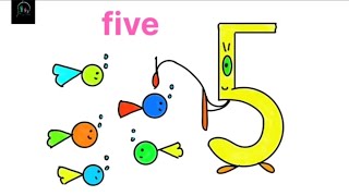 Number Drawing For children  Educational activity for kids  Kids learning activity [upl. by Frydman]