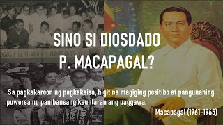 DIOSDADO MACAPAGAL  IKASIYAM NA PANGULO NG PILIPINAS  KAMPEON NG MASA  HISTORY RESEARCHER PH [upl. by Skees502]