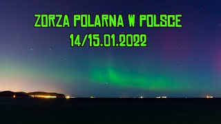 ZORZA POLARNA W POLSCE 2022  AURORA BOREALIS IN POLAND 2022 [upl. by Bovill286]