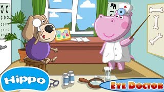 Hippo 🌼 Hospital 🌼 Oculista 🌼 Juego de dibujos animados para los niños [upl. by Iaj643]