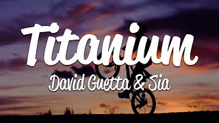 Sia David Guetta  Titanium Lyrics [upl. by Nanek]