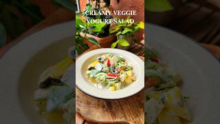 Creamy Veggie Yogurt Salad Recipe 🥗 shorts [upl. by Liuka411]