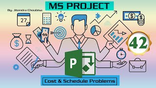 MS Project  42 Schedule amp Cost Problems [upl. by Lattimer]