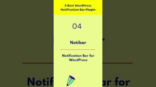 5 best WordPress Notification Bar Plugin notificationbar wpplugins wordpress [upl. by Mayfield418]