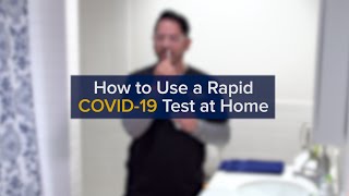 How to Do an AtHome COVID19 Rapid Antigen Test Correctly [upl. by Hosbein]