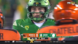 16 Oregon St vs 6 Oregon Football Game Full Highlights 2024 [upl. by Nrol]