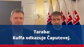 Taraba Kuffa odkazuje Čaputovej [upl. by Perron384]