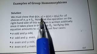 55 MTH633 Group Theory Examples of Homomorphism of Groups Theorem on Group isomorphism [upl. by Tegdirb]