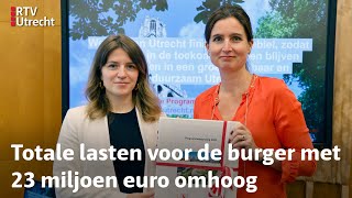 Parkeergarages duurder en ozb omhoog Utrecht in financieel zwaar weer  RTV Utrecht [upl. by Giamo]