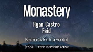 Ryan Castro Feid  Monastery KaraokeInstrumental  FKM Free Karaoke Music [upl. by Noyahs255]