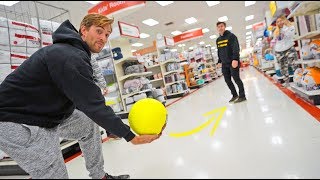 Playing kickball in Walmart Got kicked out Shorts [upl. by Malda383]