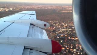 Fokker 70 OELFH Stadt Salzburg landing in Warsaw Austrian Arrows [upl. by Bili739]