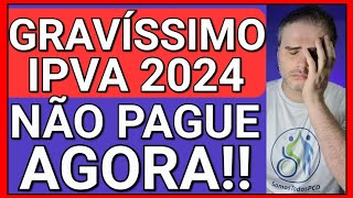 TODO PCD DEVE VER ESTE VÍDEO NÃO PAGUE O IPVA 2024 NESSE CASO [upl. by Filiano]