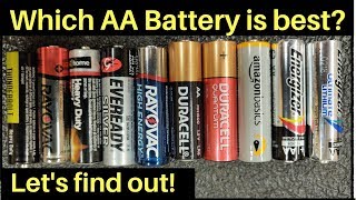 Which AA Battery is Best Can Amazon Basics beat Energizer Lets find out [upl. by Nahtanaoj751]