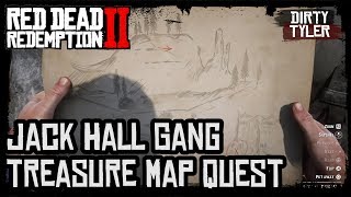 Jack Hall Gang Treasure Map Red Dead Redemption 2 RDR2 [upl. by Ahsiele]