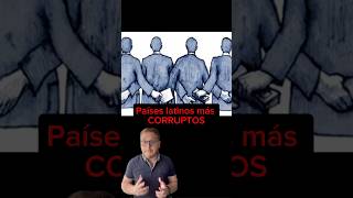 Países más CORRUPTOS de LATINOAMERICA interesante corrupción mexico peru venezuela guatemala [upl. by Annahsed]